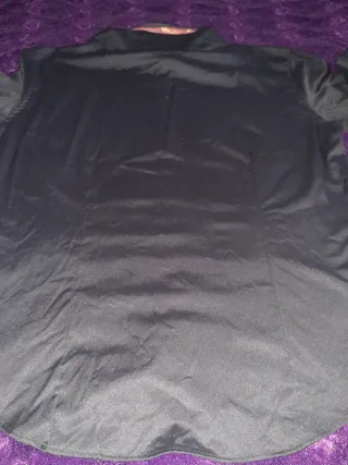 Camisa Negra Hombre Estampado