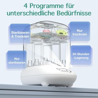 Esterilizador Eléctrico 2 en 1, Secado Automático