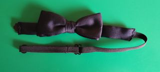 Primera comunión: Pajarita niño 9 cm. color negro