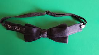 Primera comunión: Pajarita niño 9 cm. color negro