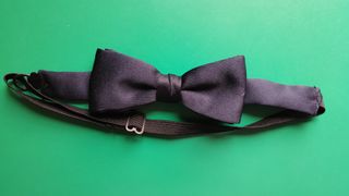 Primera comunión: Pajarita niño 9 cm. color negro