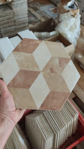 Baldosa hidráulico moderno Gres Porcelánico Corona