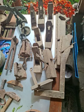 Cepillos de carpintería antiguos