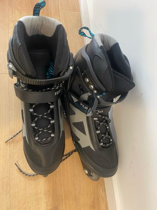 Patines en línea negros talla 44