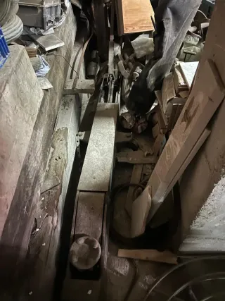 Gato hidráulico antiguo para camión