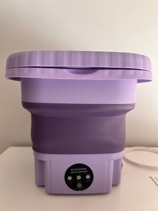 Lavadora Eléctrica Plegable Morada