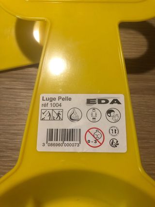 Trineo de plástico para nieve