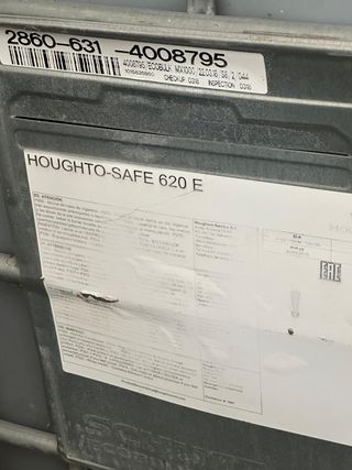 Bidón 1000L Houghto-Safe 620 E Agua Glicol