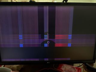 Pantalla 27 pulgadas LG rota