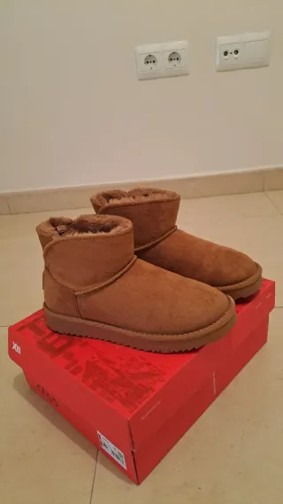 Botas de invierno Xti marrones, 1 solo uso, nueva.