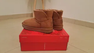 Botas de invierno Xti marrones, 1 solo uso, nueva.