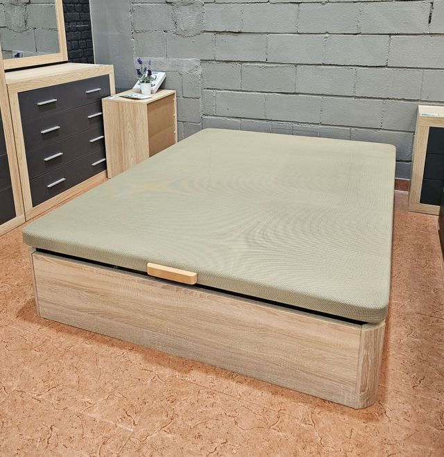 Canapé Matrimonial Madera/ Blanco