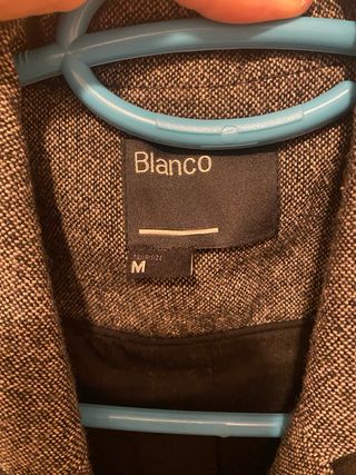 Americana mujer gris y negra Talla M