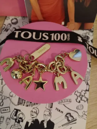 Llavero Charm Tous Dorado