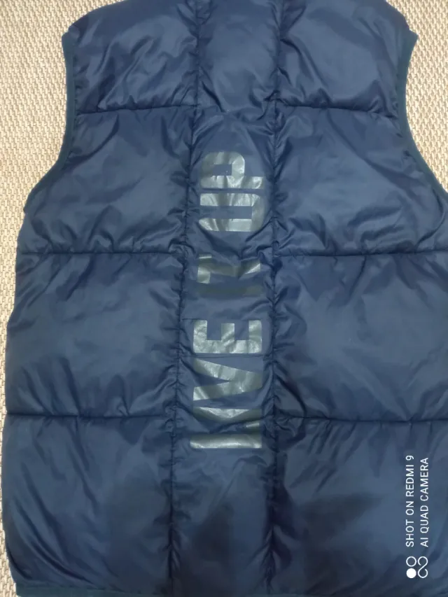 Chaleco acolchado azul marino 14 años