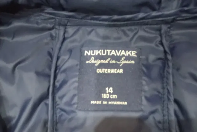 Chaleco acolchado azul marino 14 años