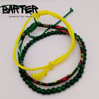 Pulseras T357 Hombre Piedra y Algodón