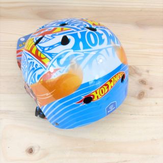 DEQUBE Casco Infantil Hot Wheels Azul 2 a 7 años