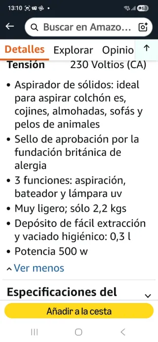 Hoover Aspirador Ultra Vortex