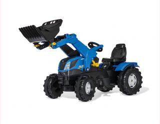 Tractor Juguete New Holland Azul