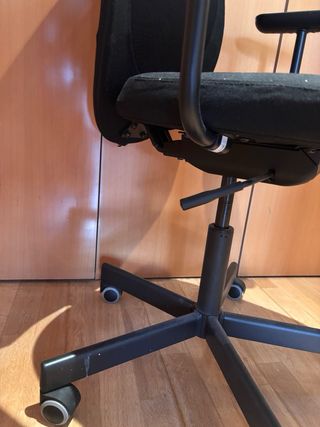 Silla oficina Flintan Ikea con reposabrazos