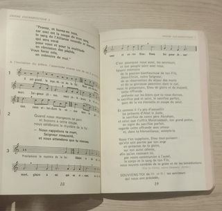 ANTIGUO LIBRO MISAL EN FRANCÉS