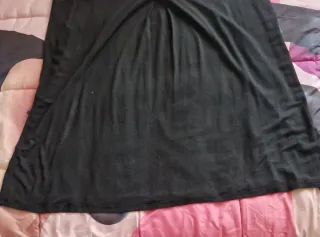 Vestito donna taglie comode nero e bianco