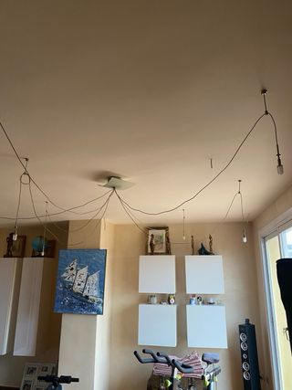 Lámpara colgante diseño 6 luces Tipo ARAÑA