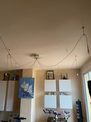 Lámpara colgante diseño 6 luces Tipo ARAÑA