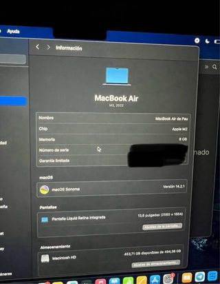 MacBook Air 13.6 M2 512GB