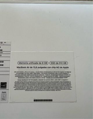 MacBook Air 13.6 M2 512GB