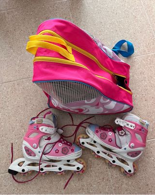 Patines Niña Polly Pocket Talla 34-37 + Bolso