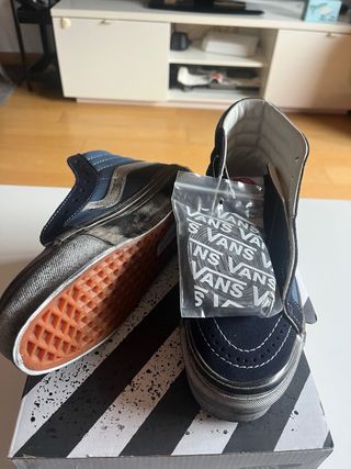 Vans Sk8 Hi Talla 36 Azul/Gris