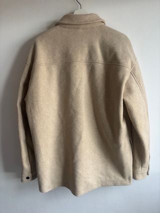 Abrigo Hombre Bershka Beige Talla M