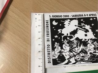 Adesivi Scout Distretto Frosinone 2000-2001