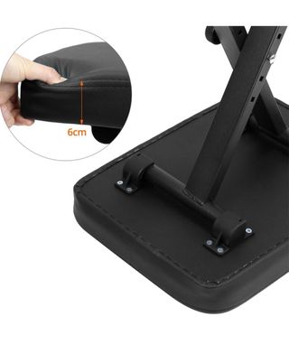 Banqueta Plegable Ajustable Negra