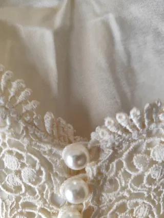 Vestido de Novia GUIPUR Manga francesa