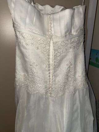 Vestido de Novia Talla 44 Organza