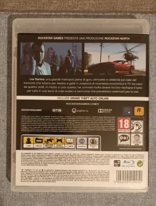 GTA V PS3 PAL A ITA Completo Mappa DiscoaSpecchio