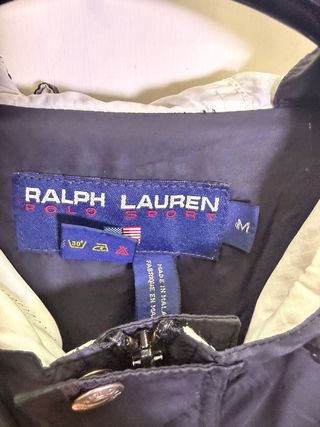 K-Way Ralph Lauren Giacca Nera e Bianca