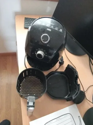 Freidora de Aire Silvercrest Negra