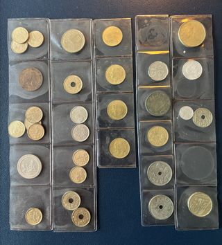 Gran colección 300+ monedas pesetas 1870–1993