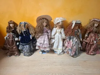 Bambole di porcellana vintage