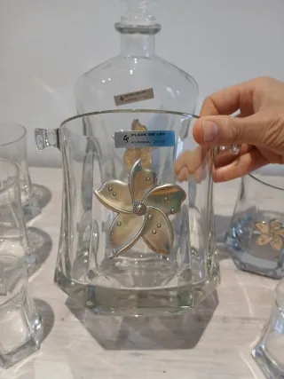 Juego de licorera plata