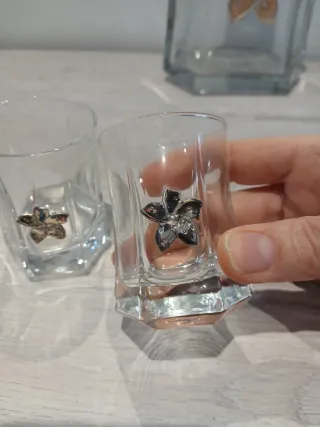 Juego de licorera plata
