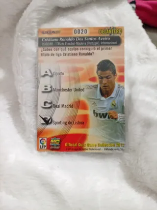 Cromos Cristiano Ronaldo