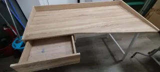 Escritorio Roble con Cajón