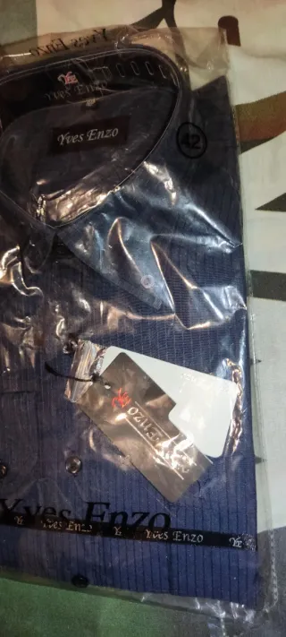 Camisa L Yves Enzo Azul