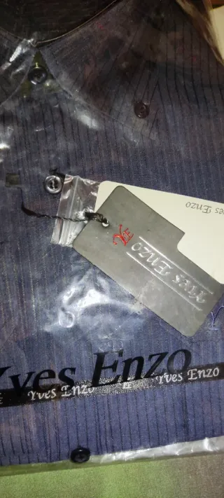 Camisa L Yves Enzo Azul