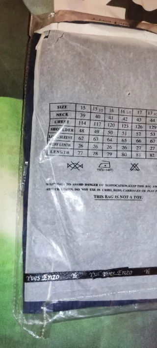 Camisa L Yves Enzo Azul